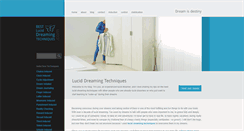 Desktop Screenshot of best-lucid-dreaming-techniques.com